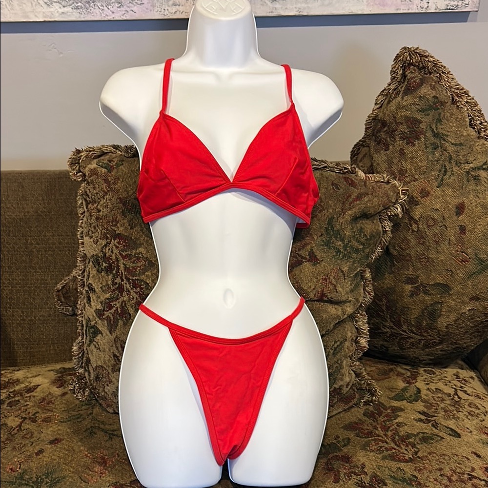 Red Bikini Set